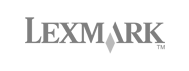 lexmark logo grey